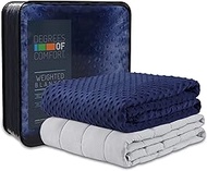 Degrees of Comfort King Size Weighted Blanket 30 lbs,Warm&Cooling Washable Heavy Blankets Adults Use