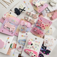 FL10.17 Fun Cartoon Bear Acrylic Hairpin Sweet Girl Duckbill Clip High-value All-match Children Hair