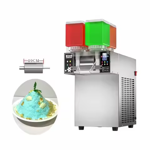 Ice Machine 4 Flavors Ice Block Dessert Snow Ice Snowflake Making Machine Korean Bingsu Machine