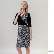 VERONIQA Dress VE-D708 ซานตาน่า แขนยาว IGPU23-8