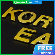 3D Letter Alphabet Uppercase Initial Gold English Openwork Silver 3D Letter