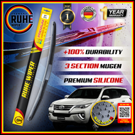 Ruhe Wiper Toyota Fortuner 2016 - New Present Original High Quality Mugen Silicone Car Wiper Silicon