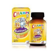 CHAMPS MULTIVITAMIN FOLIC ACID + LYSINE TABS ORANGE 60S E:3/27 champs multivitamin lysine CHAMPS MUL