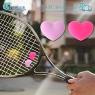 Dampener Tennis Racket Dampener Heart Pattern Shock Absorber Tennis Racket