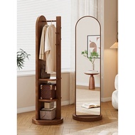 Full-Length Mirror Rotating Mirror Dressing Mirror Full-Length Floor-Length Mirror Removable Coat-le