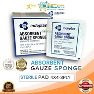 Indoplas Gauze Pads 4x4 - 8 Ply