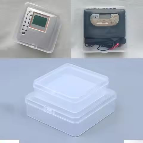 NEW 2Pcs MiniDisc MD Storage Case Waterproof Plastic Protective Box for Walkman Mini Disc Player Dis