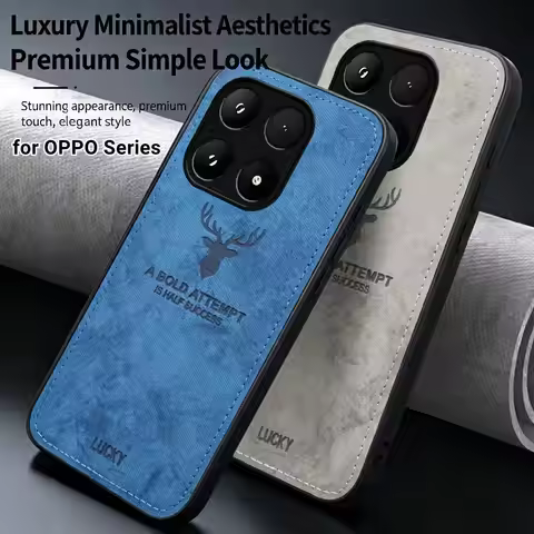 Fashion Cloth Phone Case For OPPO Find X3 Lite X5 X6 X8 X7 X9 Ultra Reno 15 16 Pro Global Build-in i