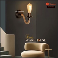 Lampu dinding MODERN INDUSTRIAL IRON ROPE wall lamp