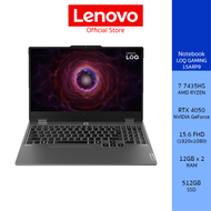 [ผ่อน 0%]Lenovo LOQ 15ARP9(83JC003NTA)Notebook Ryzen 7-7435HS Nvidia Geforce RTX 4050 144Hz
