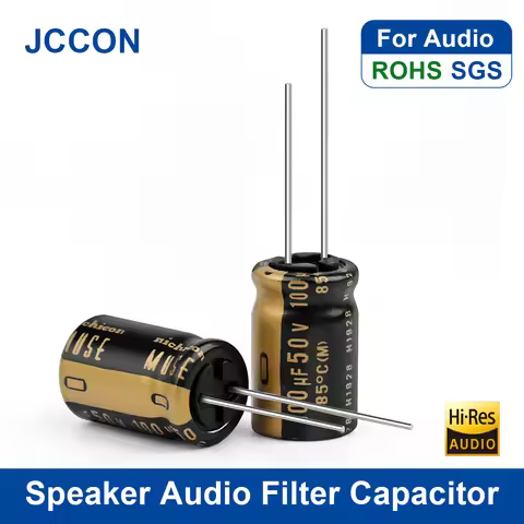 10Pcs Speaker Audio Filter Capacitor Audio Aluminum Electrolytic Capacitor For Audio Hifi Amplifier