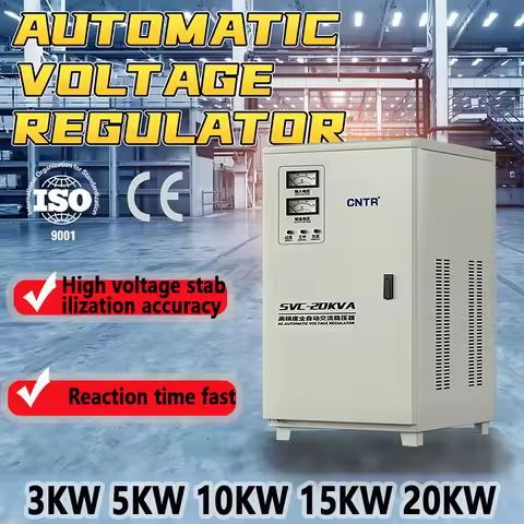 20KW 10KW 5000W Voltage Stabilizer AC Input AC Output Single-phase Automatic Voltage Regulator Volta