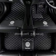 Volkswagen vw Passat CC /  Jetta Pre Facelift / Arteon / Beetle  car mats Right hand drive vw Car Mat Leather Car Floor Mat Car Mats / Floor Mats / Carpets / Carmat