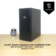 Cooler Master Gigabyte GA-F2A85XM-D3H AMD A8-5600K APU 3.6GHz 8GB RAM 120GB SSD Desktop PC