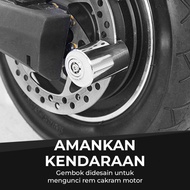 Gembok Pengaman Motor Anti Maling Universal Utk Semua Merk Motor