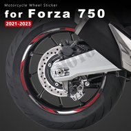 Motorcycle Wheel Sticker Waterproof Rim Stripe Forza 750 Accessories for Honda Forza750 NSS 750 NSS7