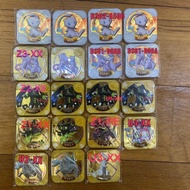 Pokemon Tretta Z4 Z3 Z2 Z1 Mewtwo Mew Rayquaza Hoopa Kyurem Arcues Gold card