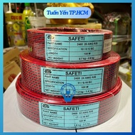 SAFETI 2468 soft double wire 22-24-26 AWG R/B 1 roll 100 meters with blue stamp