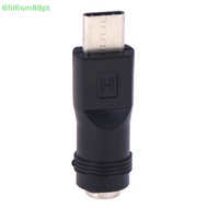 [65l6sm88pt] 1 Pcs 5.5*2.1mm Female jack To Type-C 3.1 Male 90 / 180 Degree DC ADAPTER [New]