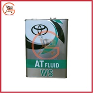 100% ORIGINAL TOYOTA ATF WS AUTO GEAR OIL (08886-02305) VIOS NCP93 NCP150 ALTIS ZZE142 CAMRY ACV40 A