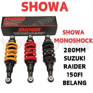 SHOWA MOSOSHOCK mono 280MM /225MM FOR SUZUKI RAIDER150FI/BELANG/RS150/RSX150