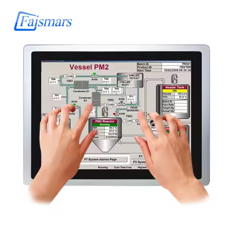 Industrial All-in-One Computer 21.5 Inch with I3/I5/I7 CPU IP65 Front Waterproof Capacitive Touchscr