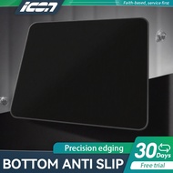 ICON Black Mouse Pad Rubber Safe And Healthy Laptop Anti Slip Pad Washable Smooth Mouse Pad