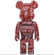 (免費送貨) BEARBRICK atmos × Coca-Cola 1000% be@rbrick