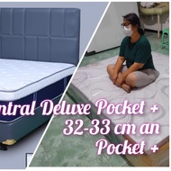Central Deluxe Plus Pocket kasur spring bed pocket 160 x 200 tenang