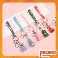 GANTUNGAN Trendy - G6645 Animal Keychain 3D Animal Keychain Model 3D Animal Character Keychain/ Cute