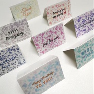 [READYSTOCK] greeting card birthday wish card best wishes happy birthday