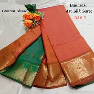 Saree / Silk Saree / Art Silk Saree / Premium Quality Banarasi Soft Saree / India Saree /Kain Saree