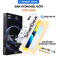 Vivo X200 Smart Devil Ceramic Hydrogel screen protector full screen fingerprint recognition
