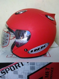 HELM CENTRO INK ORIGINAL MERK SKS DCS MERAH DOFF GOOD QUALITY BISA COD TERLARIS