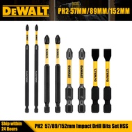DEWALT PH2 SL8 DT7800T 57/89/152mm Impact Drill Bits Set HSS Excavate Hole Carpentry Professional Po