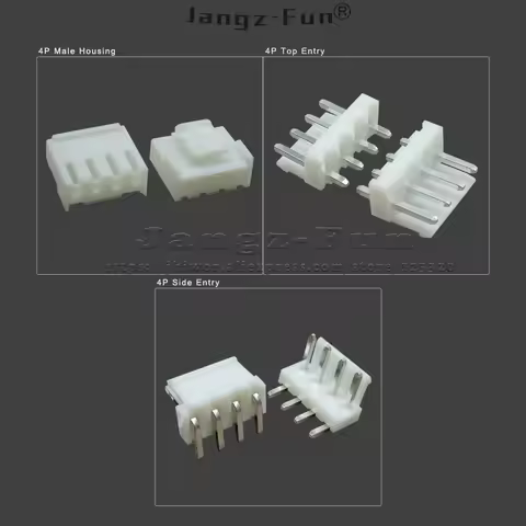 50pcs 4P VH 3.96 Plug 3.96mm VH3.96 4 Pin JST Molex Male Female Housing Header Electric Cable Electr