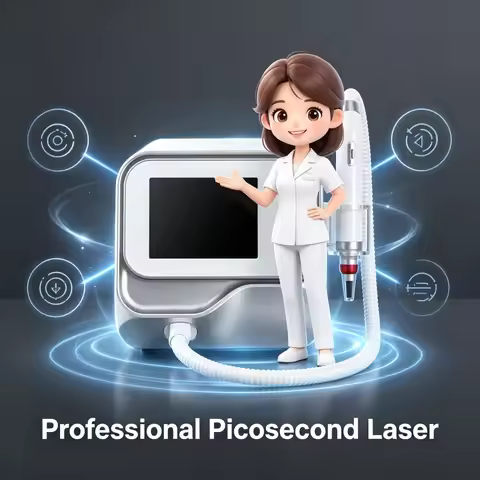 New Picosecond Light Skin Revitalization Machine Adjustable Energy Multi Wavelength Skin Care Equipm