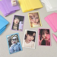 61x91mm candy color card sleeves 50pcs, frosted Kpop photocard protector for Blackpink IVE Sarung Ka