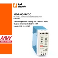 Meanwell MDR-60-5 Switching Power Supply 5VDC 10A Adapter DIN MDR SPB