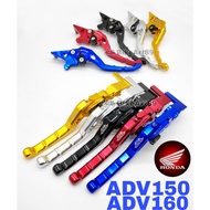 Brake Clutch Lever Set TST HONDA ADV150 160 Alloy Racing Adjustable Accessories Motor Scooter ADV 150 ADV160 7 STEP