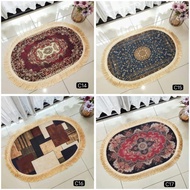 Stock Ready Keset Mewah Import Gaya Eropa Turki Klasik Size Besar Anti Slip L Floor Mat Kamar Rumah 