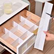 16 PCS Drawer Dividers Adjustable Drawer Organizer White Drawer Organiser 32 x 7 cm DIY Cut at Will 