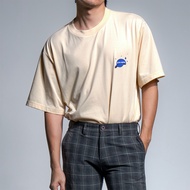 era-won เสื้อยืด Oversize T-Shirt  รุ่น ART-TOY collection สี Beige (คอชั้นเดียว)