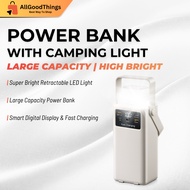 40000mAH Powerbank Fast Charging Powerbank Large Capacity Camping Powerbank LED Light4 Outputs 120W 