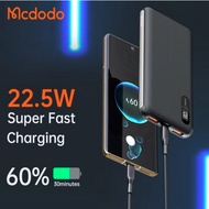 Mcdodo MC-605 MC-604 20000mAh 10000mAh 22.5W 5A PD Fast Charging PD+QC Power Bank With Digital Displ