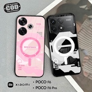 Glass Softcase For poco F6 & poco F6 PRO - Cellphone Case poco F6 & poco F6 PRO [T127].