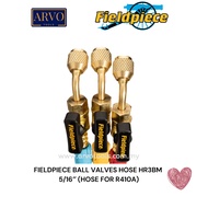 FIELDPIECE BALL VALVES CHARGING HOSE SET HR3BM 5/16′′ (HOSE FOR R410A)