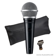 SHURE PGA48 (ของแท้) ไมโครโฟนสาย รับประกันศูนย์ไมย 1 ปีเต็ม SHURE PGA 48 ไมค์สาย SHURE PGA48-LC