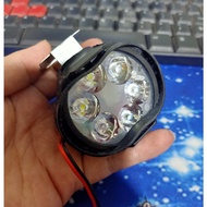 MATA 6-eyed Round LED Mirror Shooting Light 6-WATT | Mini OVAL 6-eyes Mirror Spotlight | 6-eyes Moto