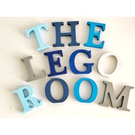 [CUSTOM] Wooden Letters Alphabet Wooden Letters Abc Size 8 cm Wooden Letter Initial/ Wooden Letters 